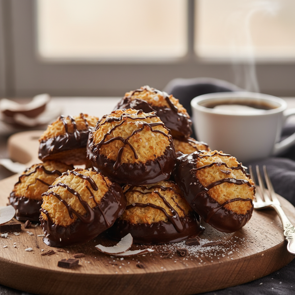Decadent Chocolate Coconut Macaroons recipe