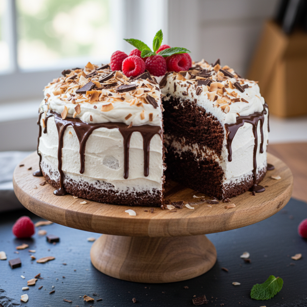 Decadent Chocolate Coconut Tres Leches Cake recipe