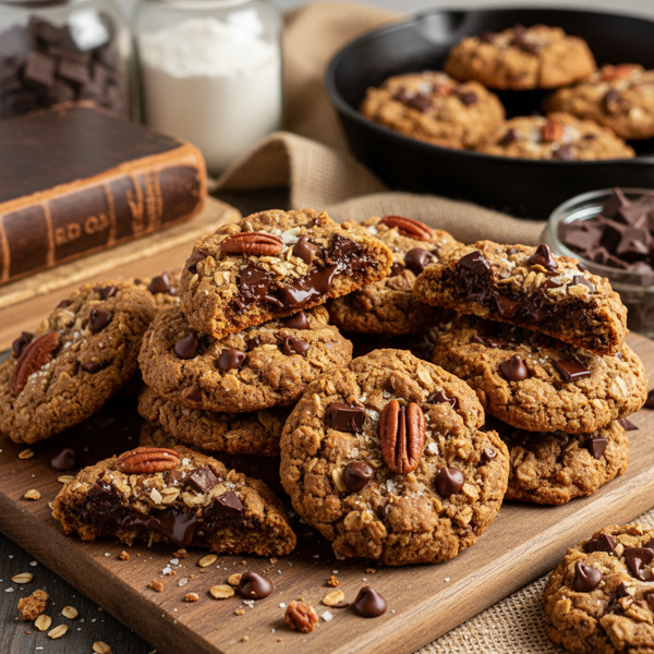 Decadent Chocolate Cowboy Cookies recipe