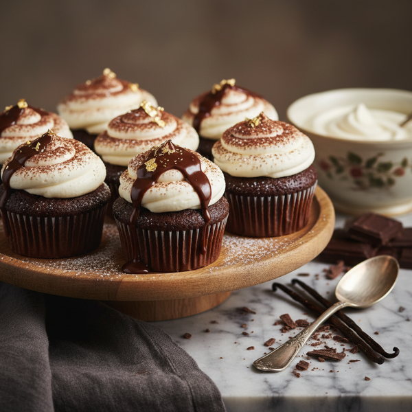 Decadent Chocolate Cream-Filled Cupcakes recipe