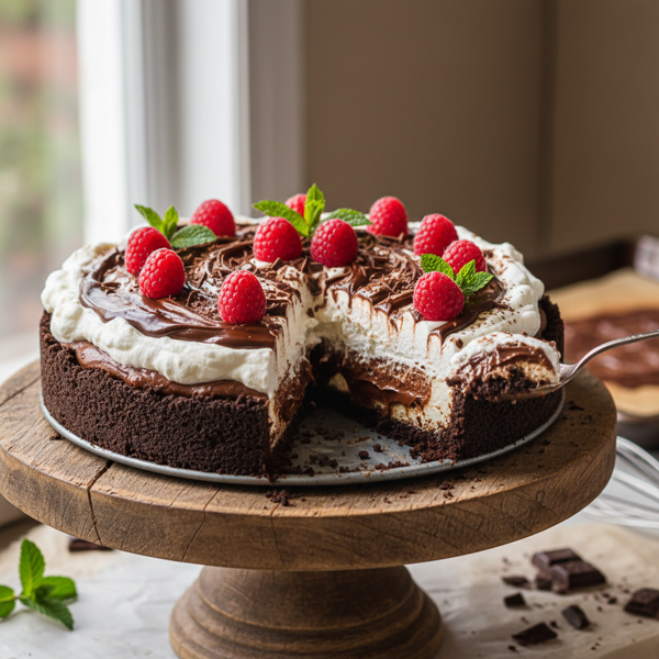 Decadent Chocolate Cream Cheese Delight Pie recipe