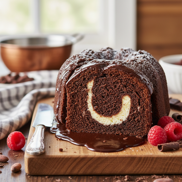 Decadent Chocolate Cream Cheese Pound Cake recipe