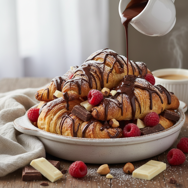Decadent Chocolate Croissant Delight recipe