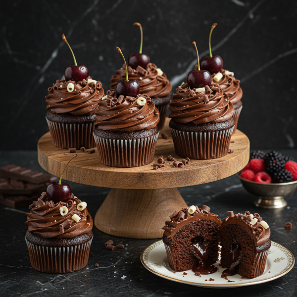 Decadent Chocolate Delight Cupcakes recipe