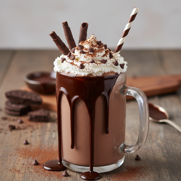 Decadent Chocolate Delight Milkshake recipe