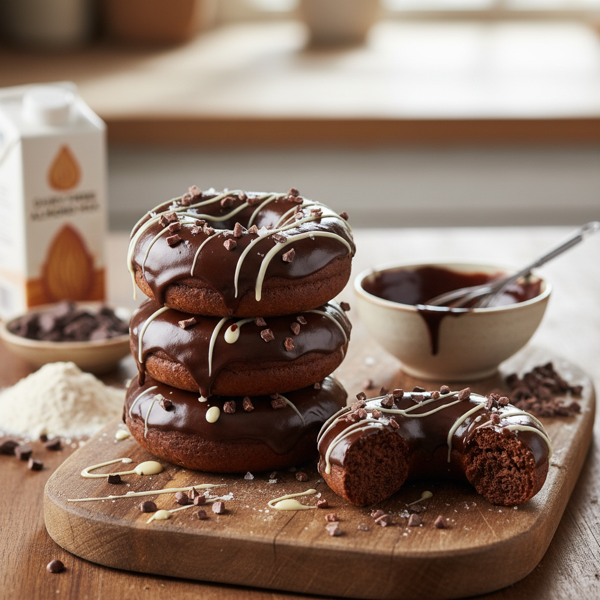 Decadent Chocolate Donuts (Dairy-Free & Gluten-Free) recipe