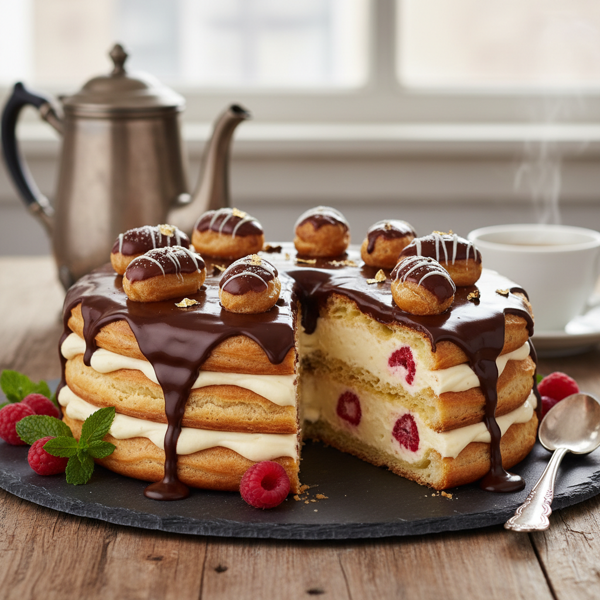 Decadent Chocolate Éclair Torte recipe