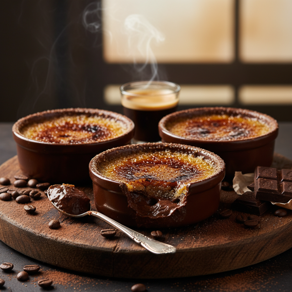 Decadent Chocolate Espresso Crème Brûlée recipe