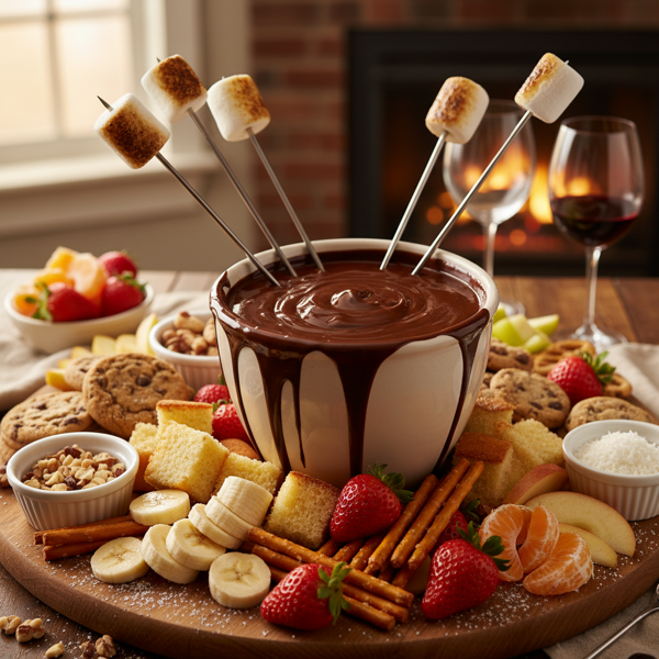 Decadent Chocolate Fondue Extravaganza recipe