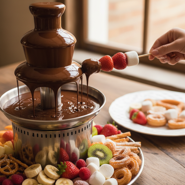 Decadent Chocolate Fountain Delight recipe