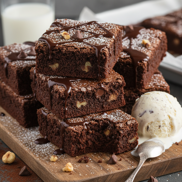 Decadent Chocolate Fudge Brownies recipe