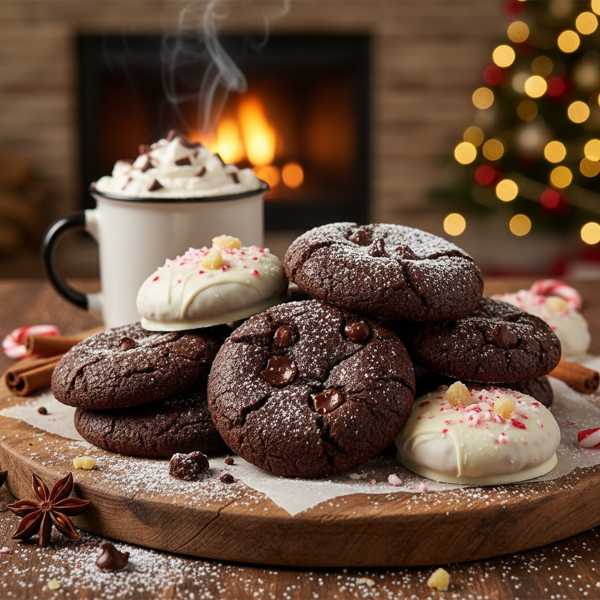 Decadent Chocolate Gingerbread Cookies recipe