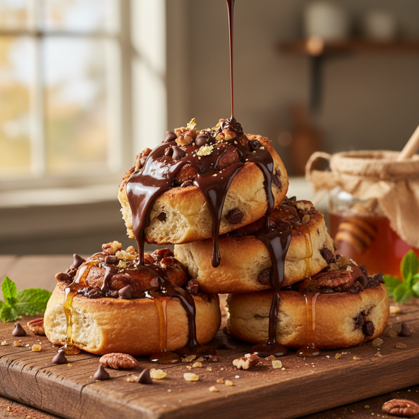 Decadent Chocolate Honey Bun Delight recipe