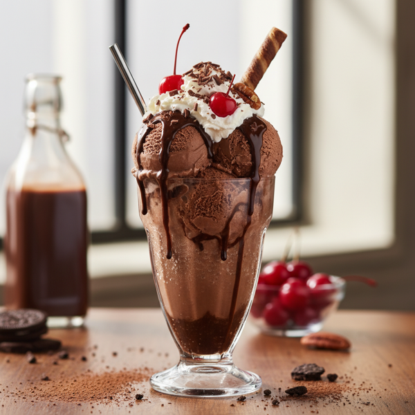 Decadent Chocolate Ice Cream Soda recipe