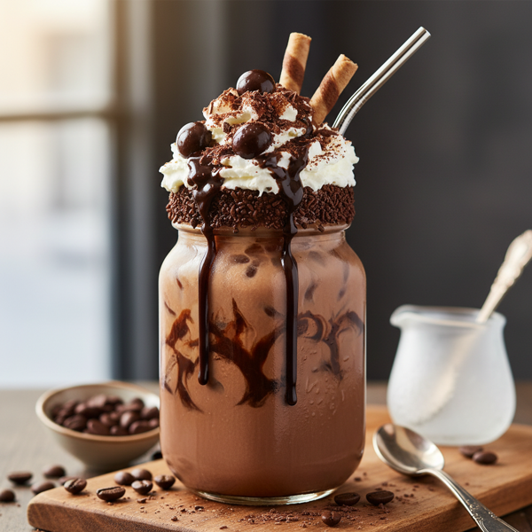 Decadent Chocolate Iced Coffee Delight recipe