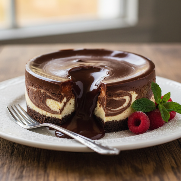 Decadent Chocolate Lava Cheesecake recipe