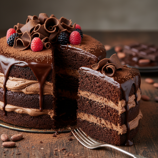 Decadent Chocolate Layer Cake recipe
