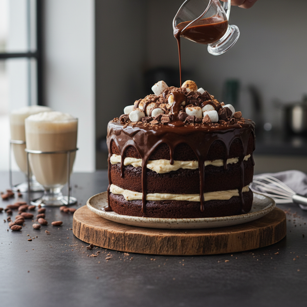 Decadent Chocolate Malt Cake recipe