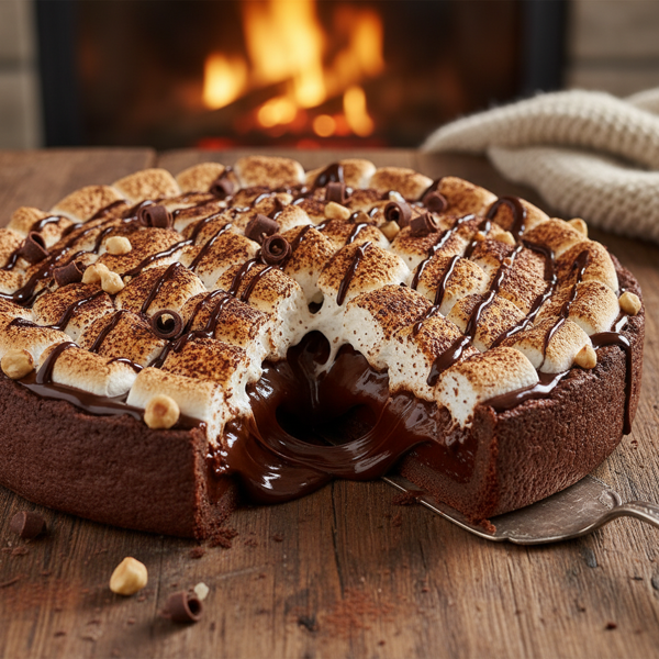 Decadent Chocolate Marshmallow Delight Pie recipe