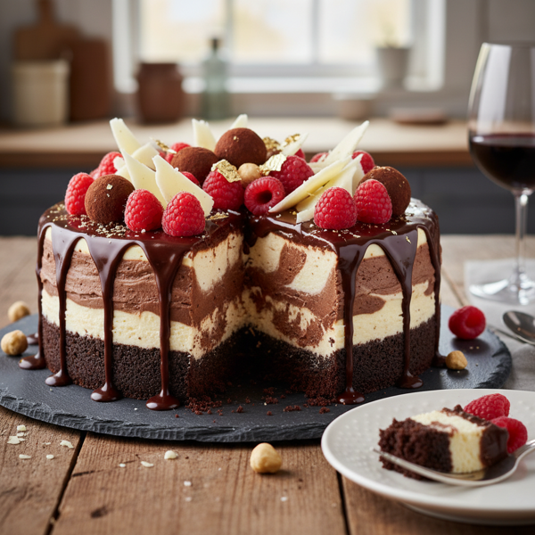 Decadent Chocolate Mascarpone Dream Cheesecake recipe