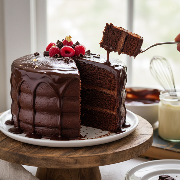 Decadent Chocolate Mayo Cake recipe