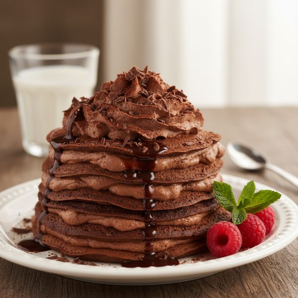 Decadent Chocolate Mousse Crepes recipe