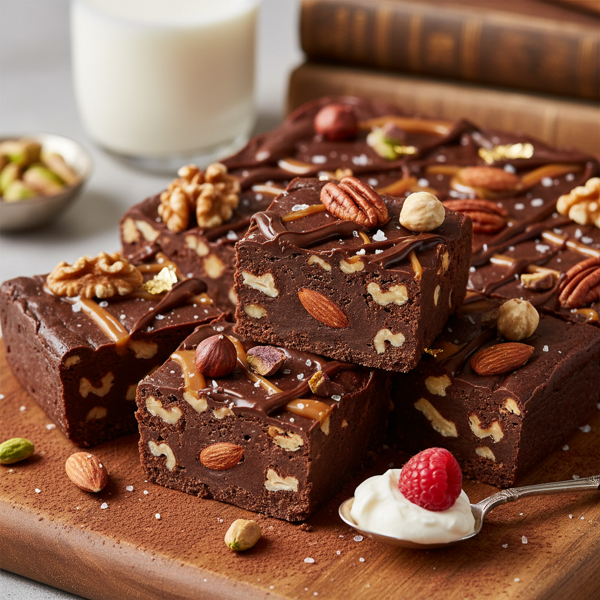 Decadent Chocolate Nut Fudge Delight recipe