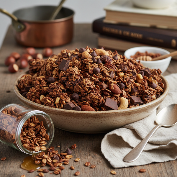Decadent Chocolate Nut Granola recipe