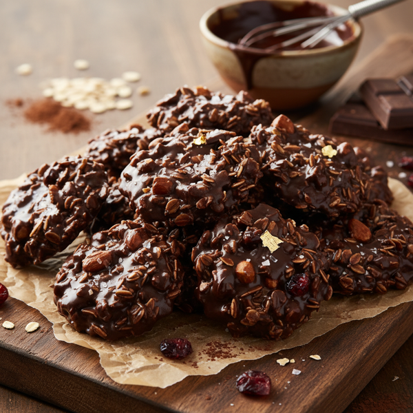Decadent Chocolate Oat Clusters recipe
