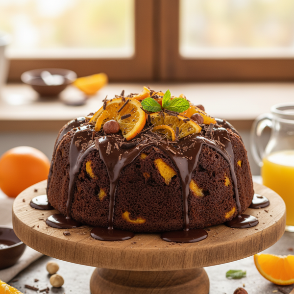 Decadent Chocolate Orange Pound Cake recipe