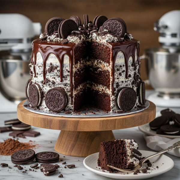Decadent Chocolate Oreo Layer Cake recipe