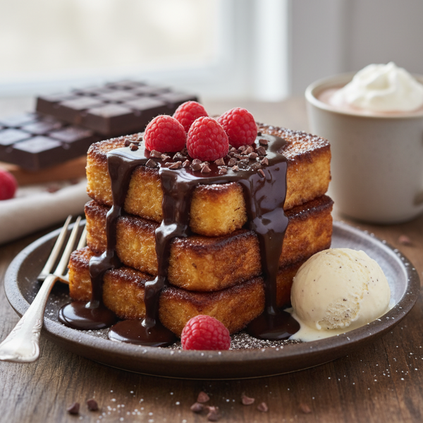 Decadent Chocolate Pain Perdu recipe