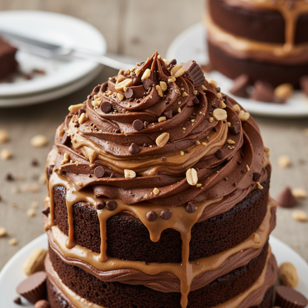 Decadent Chocolate Peanut Butter Bliss Frosting recipe