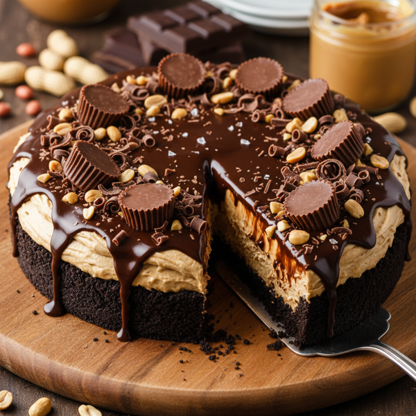 Decadent Chocolate Peanut Butter Pie Delight recipe