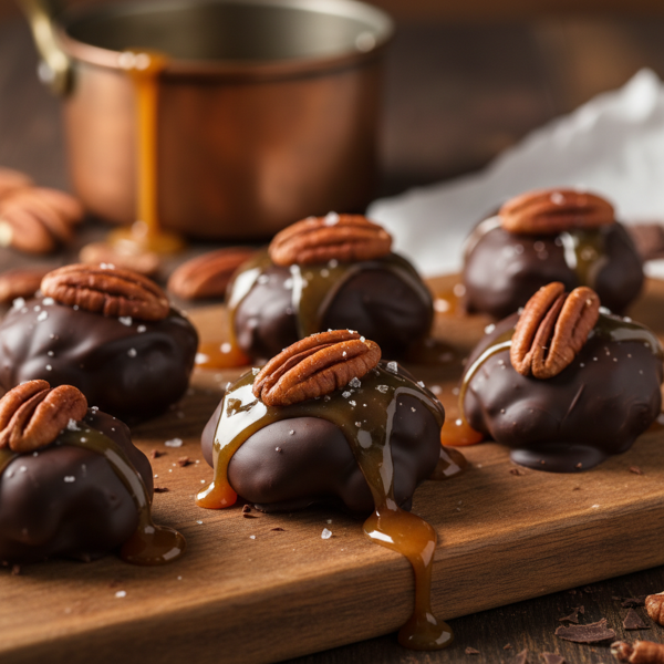 Decadent Chocolate Pecan Caramels recipe