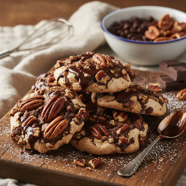 Decadent Chocolate Pecan Meringues recipe