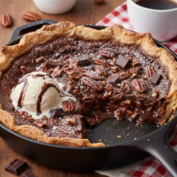 Decadent Chocolate Pecan Pie Bake recipe