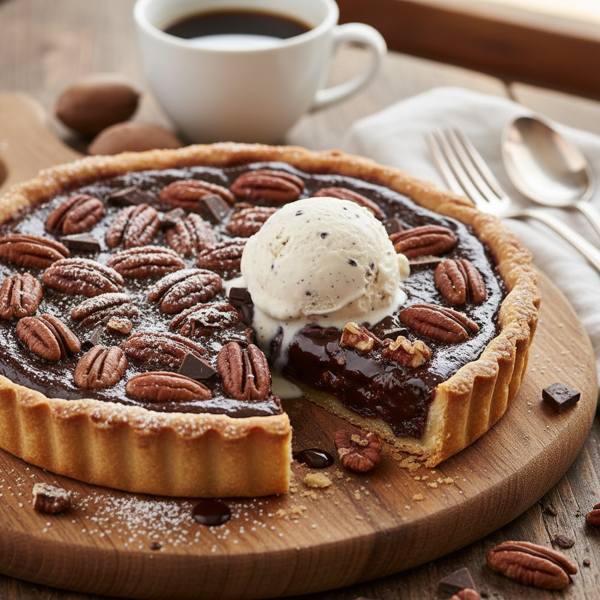 Decadent Chocolate Pecan Tart recipe