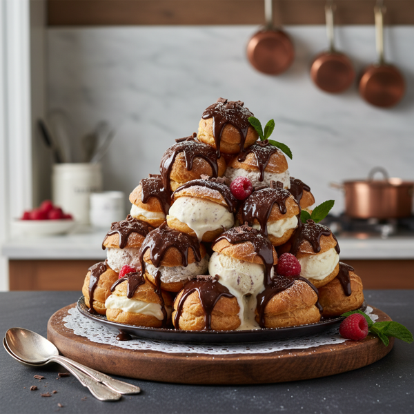 Decadent Chocolate Profiteroles recipe