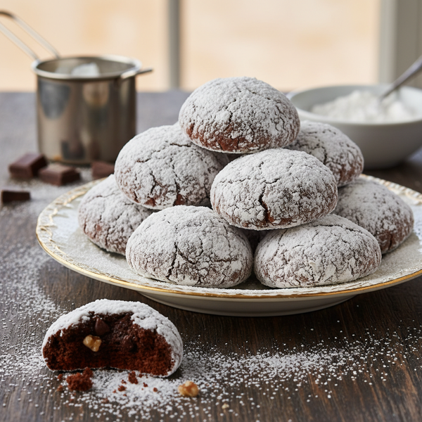 Decadent Chocolate Snowball Cookies recipe