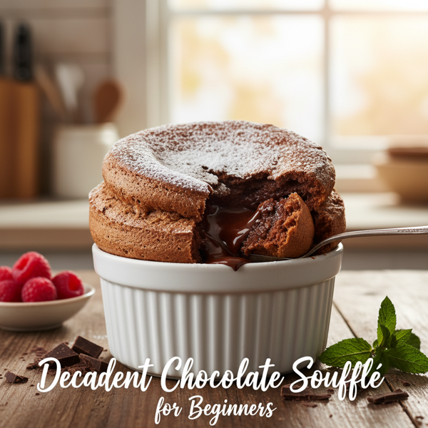 Decadent Chocolate Soufflé for Beginners recipe