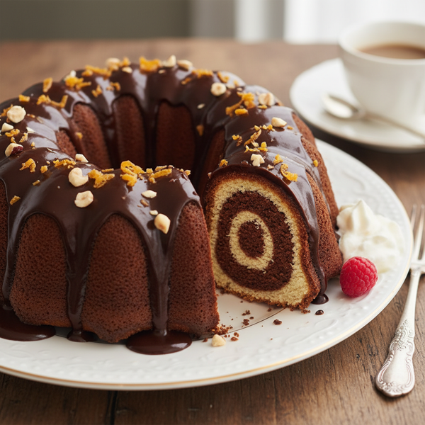 Decadent Chocolate Swirl Cake recipe