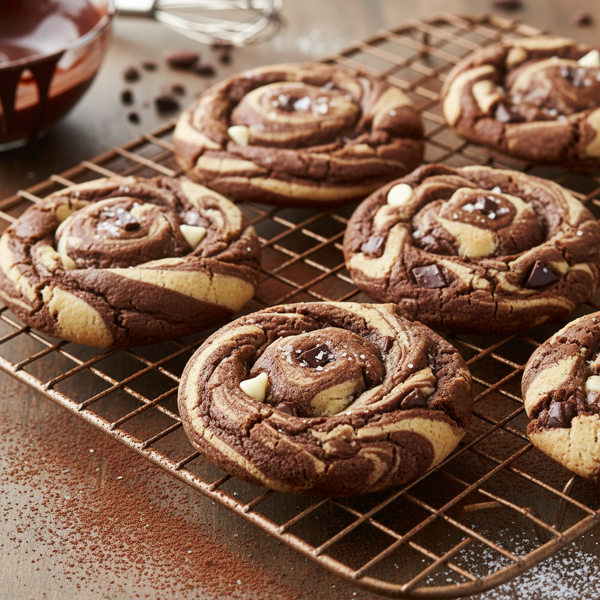Decadent Chocolate Swirl Cookies recipe