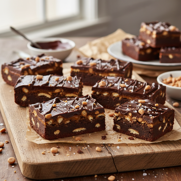 Decadent Chocolate Toffee Crunch Bars recipe