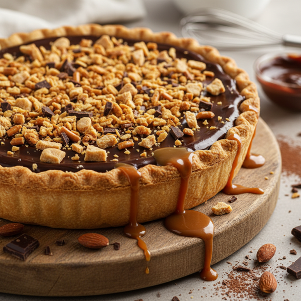 Decadent Chocolate Toffee Crunch Pie recipe