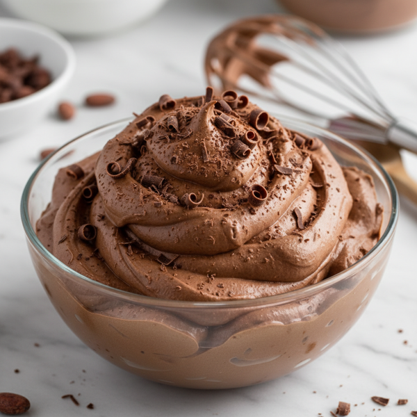 Decadent Chocolate Whipped Cream Frosting recipe