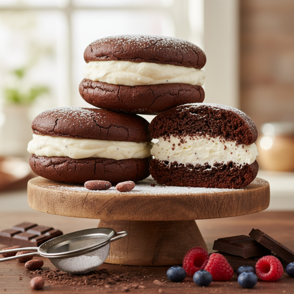 Decadent Chocolate Whoopie Cakes recipe