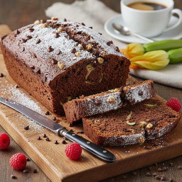 Decadent Chocolate Zucchini Loaf recipe