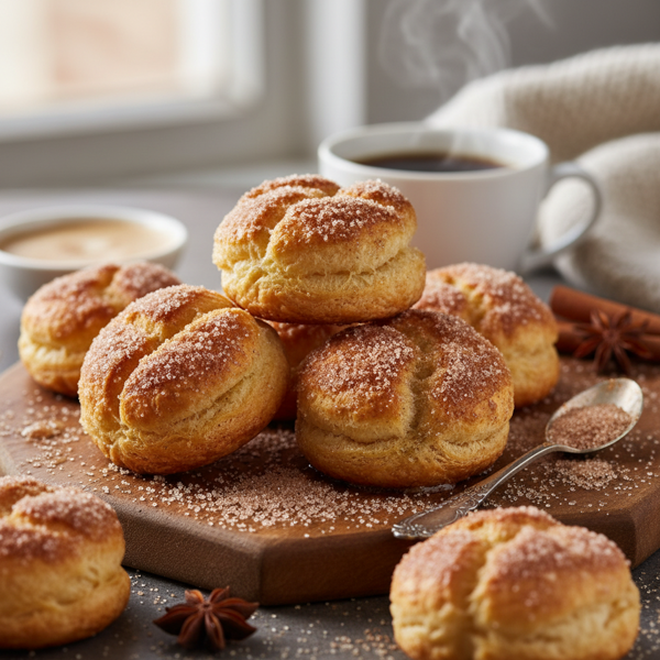 Decadent Cinnamon-Sugar Butter Puffs recipe