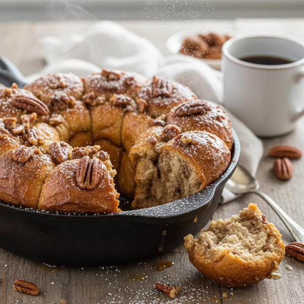 Decadent Cinnamon Pecan Monkey Bread recipe